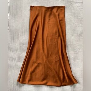 J Crew Gwyneth Midi Slip Skirt